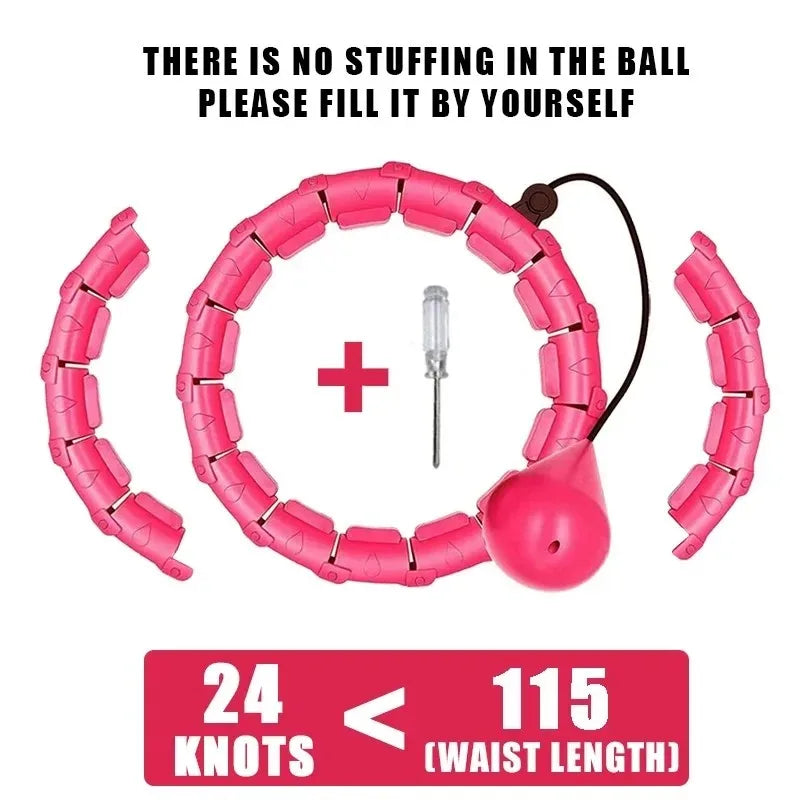 Fitness Hoop Weights to Exercise At Home .