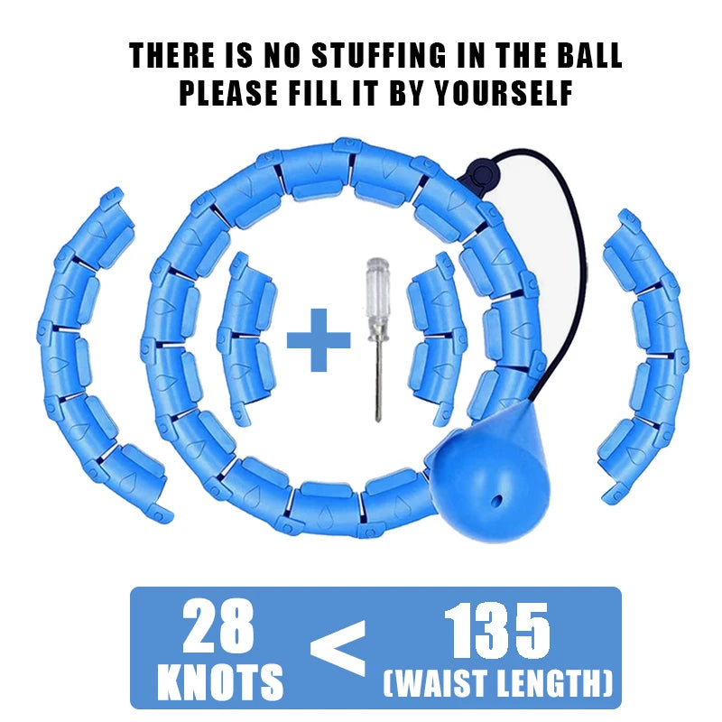 Fitness Hoop Weights to Exercise At Home .