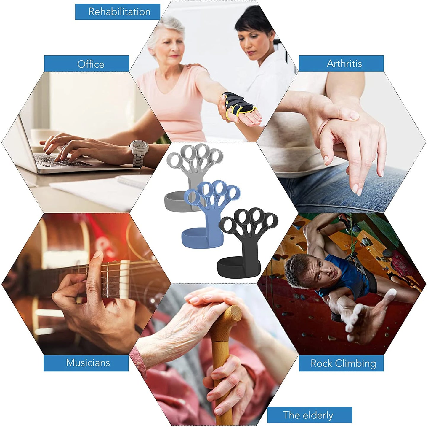 Hand Grip Strengthener. Physical Finger Trainer.