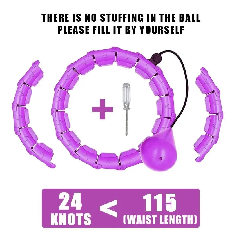 Fitness Hoop Weights to Exercise At Home .