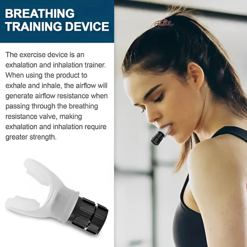 Portable Breathing Exercise lung Endurance With Adjustable Resistance