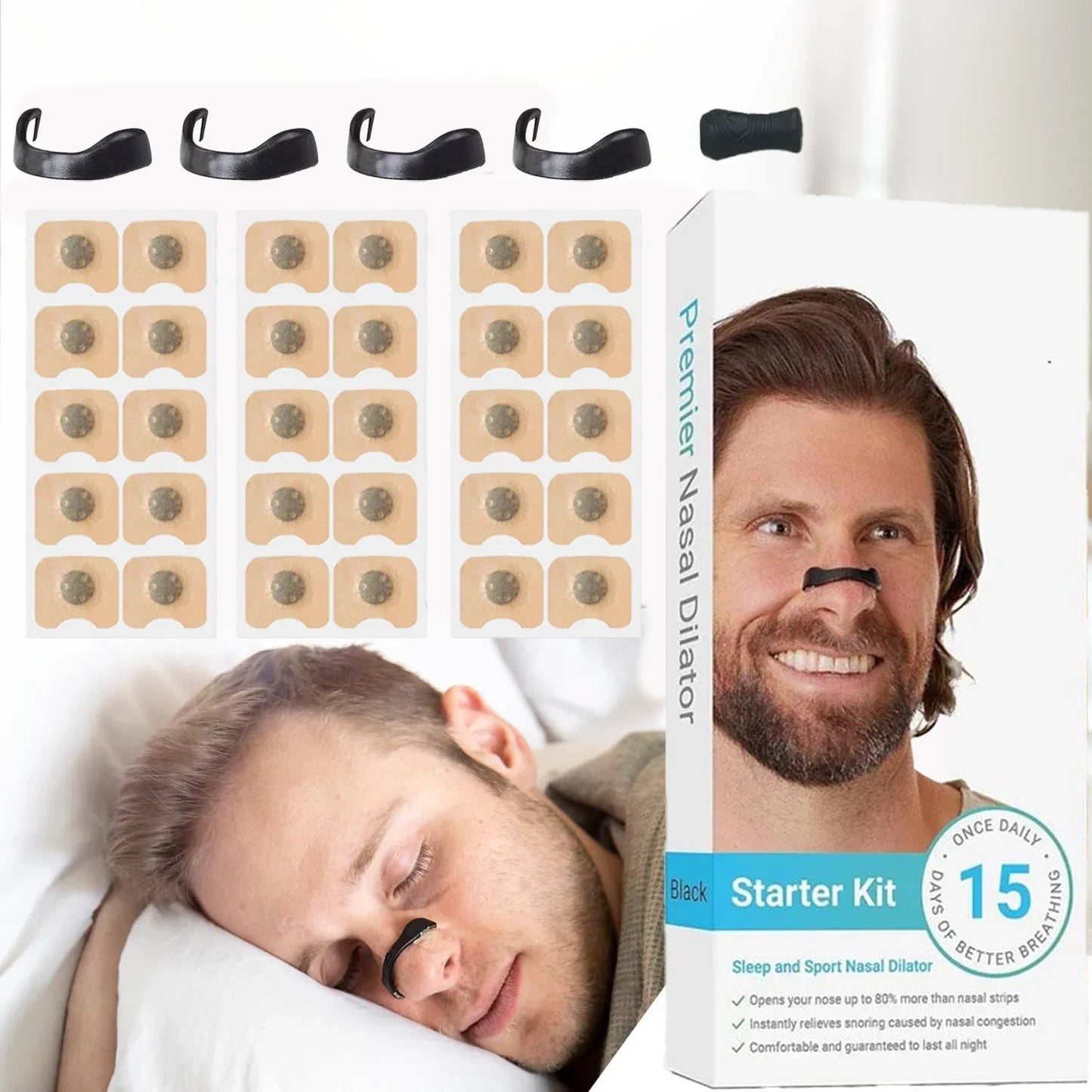 Magnetic Nasal Breathing Dilator Kits. Nasal Dilator Boost.