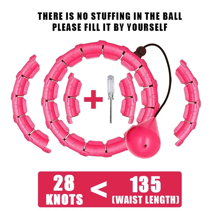 Fitness Hoop Weights to Exercise At Home .
