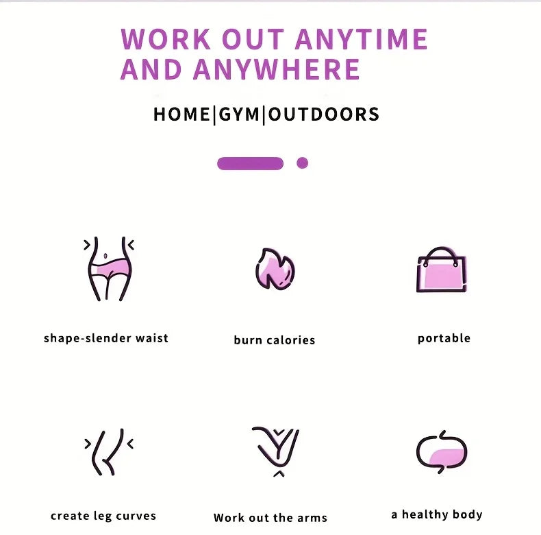 Fitness Hoop Weights to Exercise At Home .