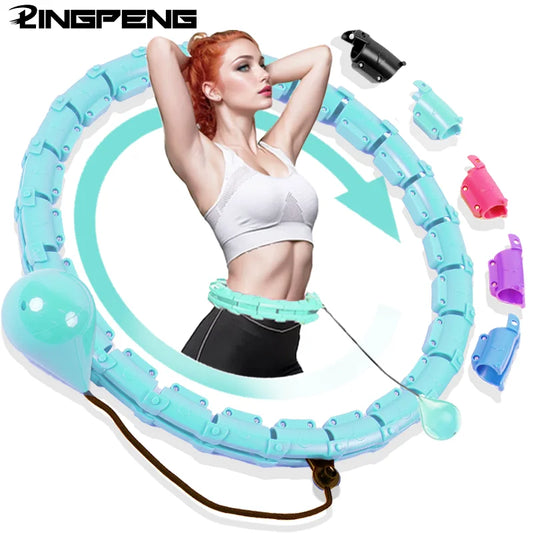 Fitness Hoop Weights to Exercise At Home .