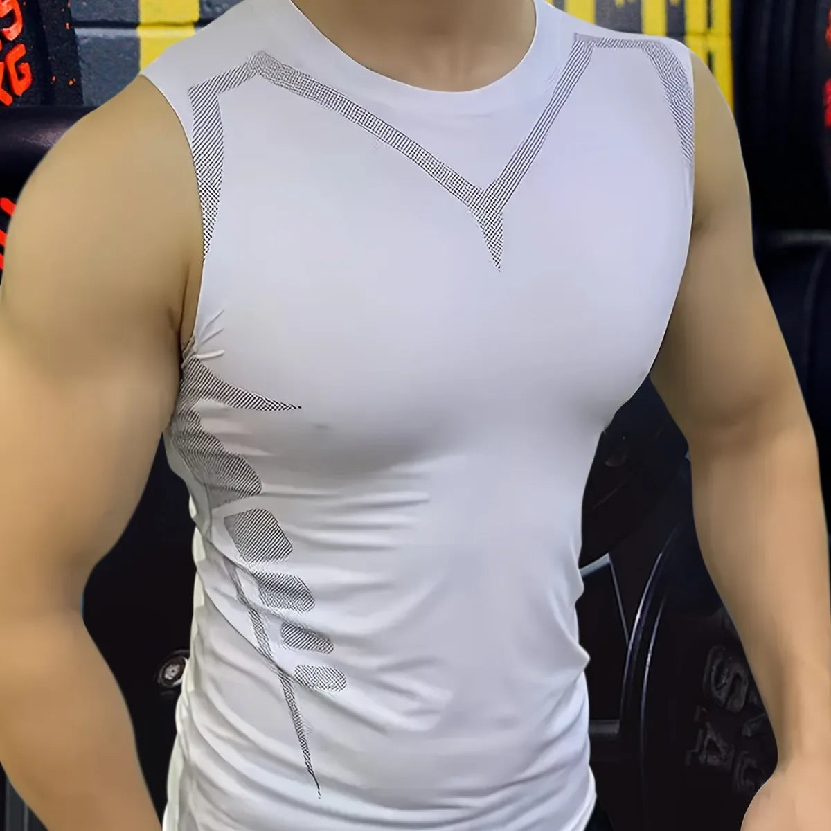 Mans Compression Tank Top  Sleeveless (Quick Dry)