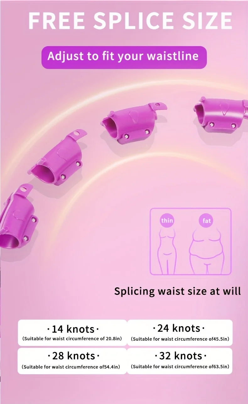 Fitness Hoop Weights to Exercise At Home .