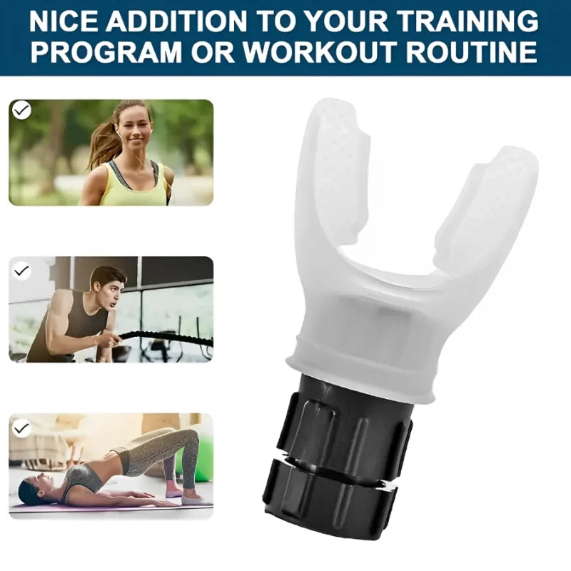 Portable Breathing Exercise lung Endurance With Adjustable Resistance