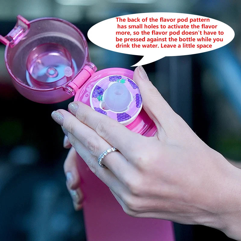 Air Water Bottle With 1 Random Flavor Pods. Suitable for Outdoor Sports