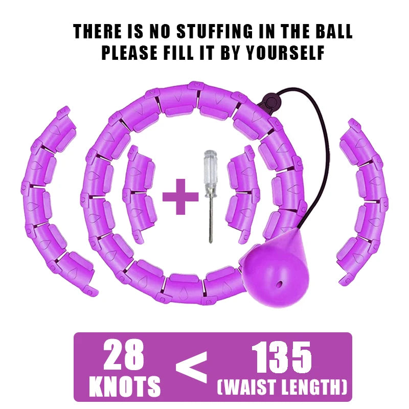 Fitness Hoop Weights to Exercise At Home .
