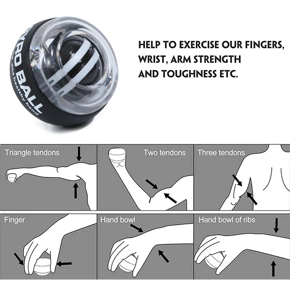 Automatic Gyroscope Power Training Ball