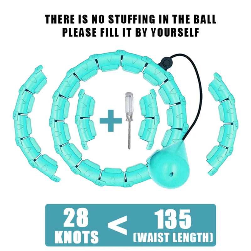 Fitness Hoop Weights to Exercise At Home .