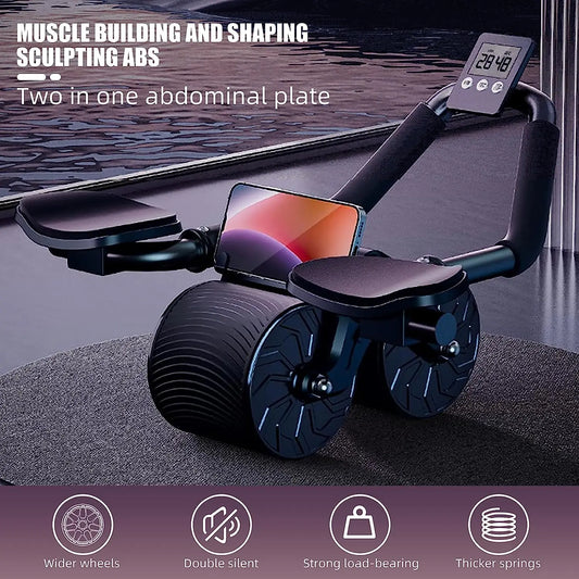 Elbow Support Rebound Abdominal Wheel Ab Trainer