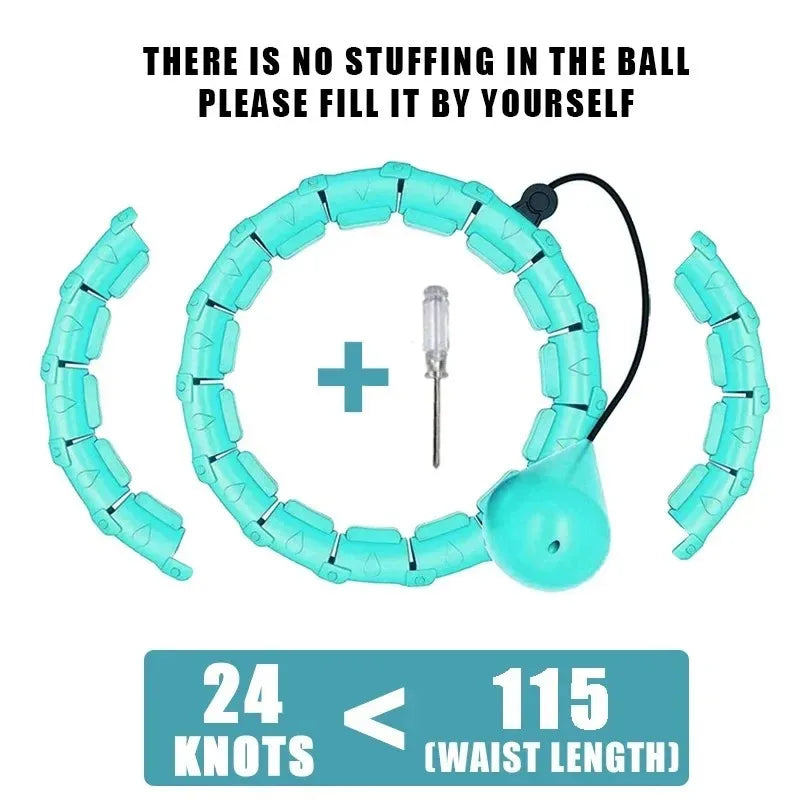 Fitness Hoop Weights to Exercise At Home .