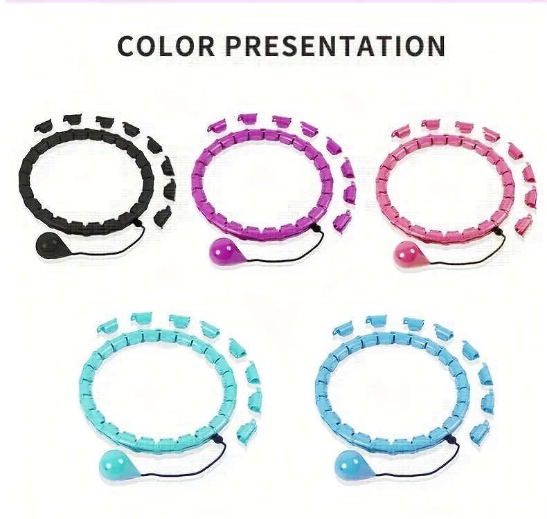 Fitness Hoop Weights to Exercise At Home .