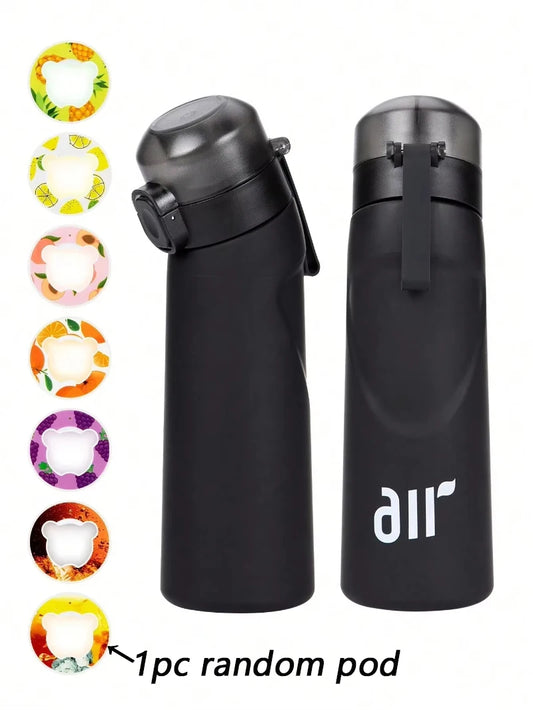 Air Water Bottle With 1 Random Flavor Pods. Suitable for Outdoor Sports