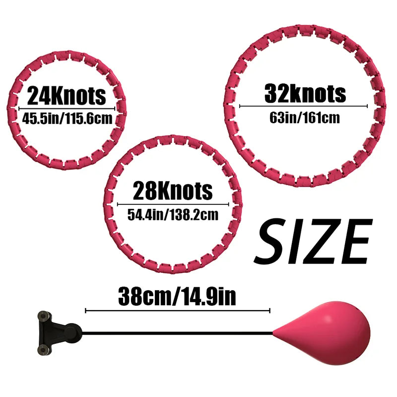 Fitness Hoop Weights to Exercise At Home .