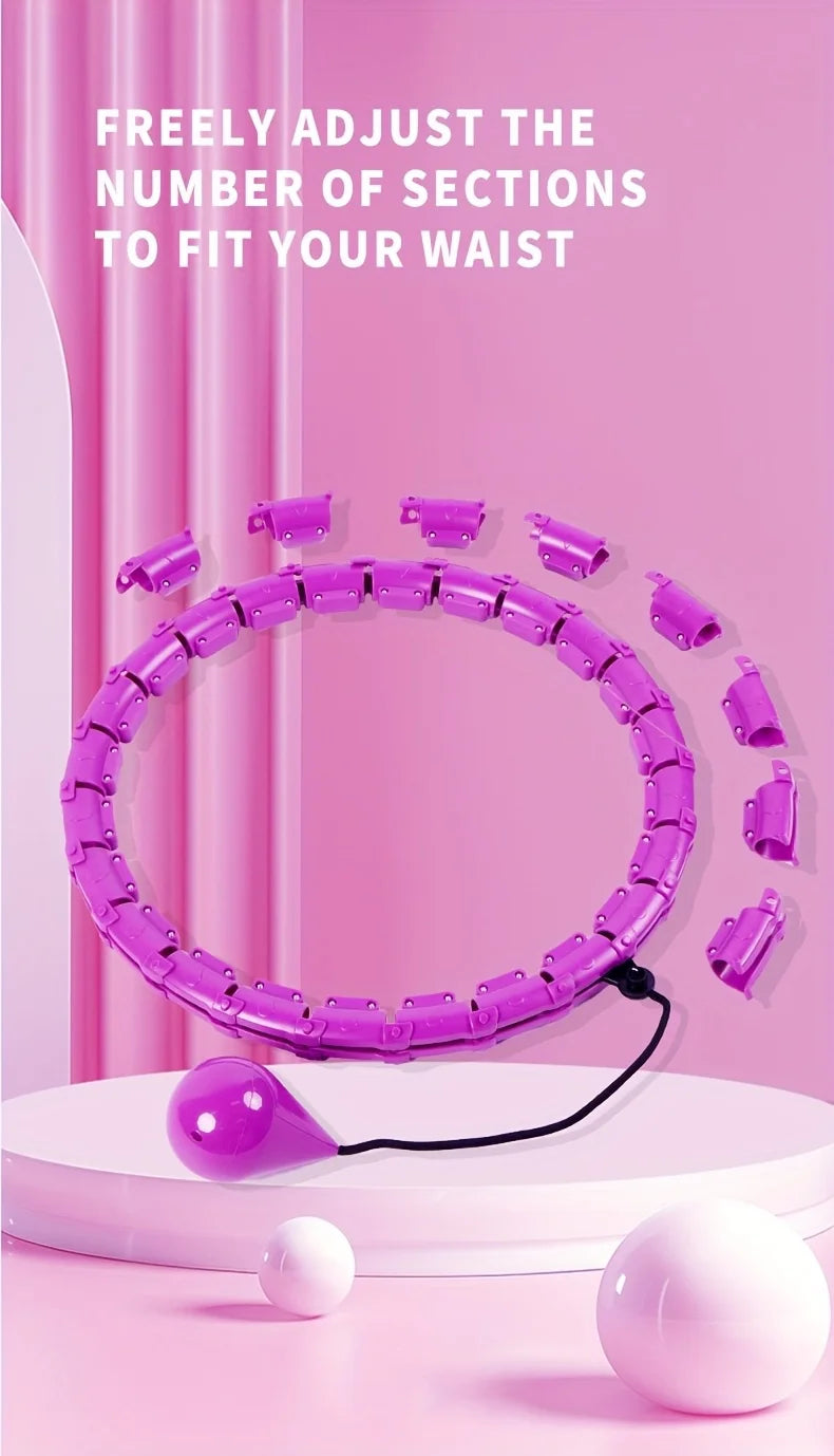 Fitness Hoop Weights to Exercise At Home .