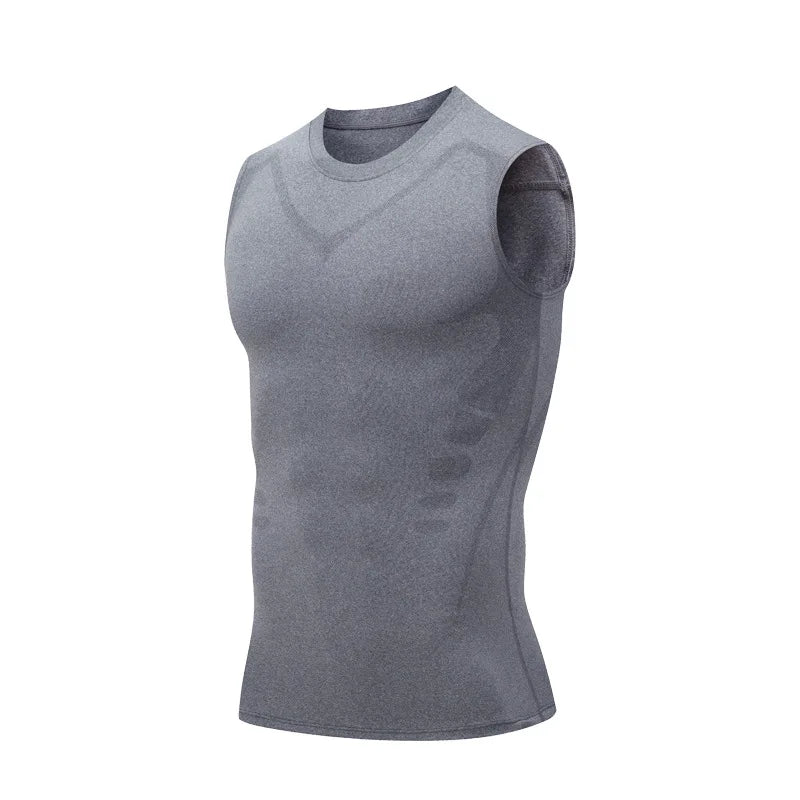 Mans Compression Tank Top  Sleeveless (Quick Dry)