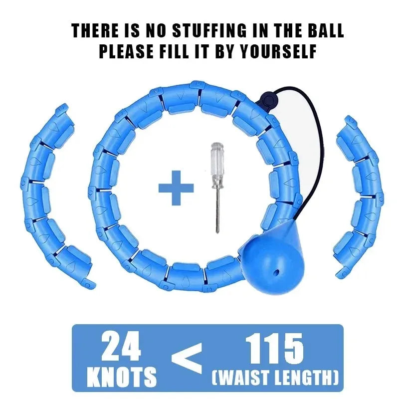 Fitness Hoop Weights to Exercise At Home .