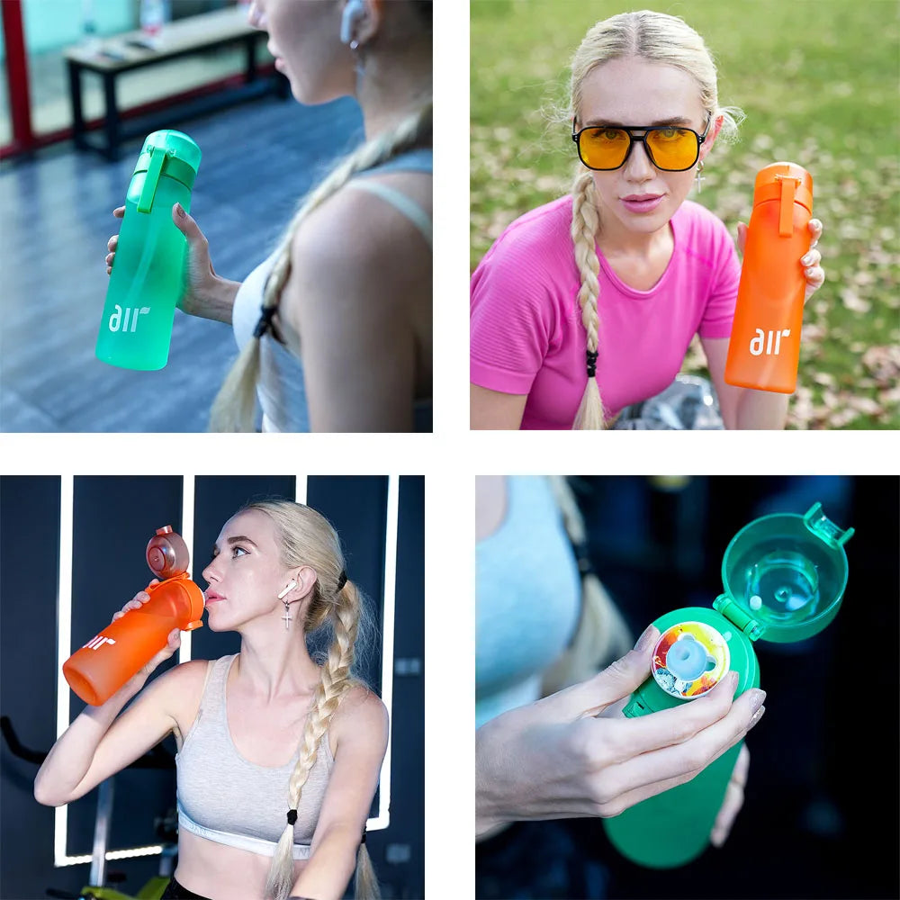Air Water Bottle With 1 Random Flavor Pods. Suitable for Outdoor Sports