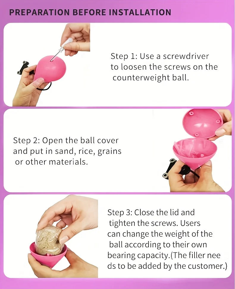 Fitness Hoop Weights to Exercise At Home .