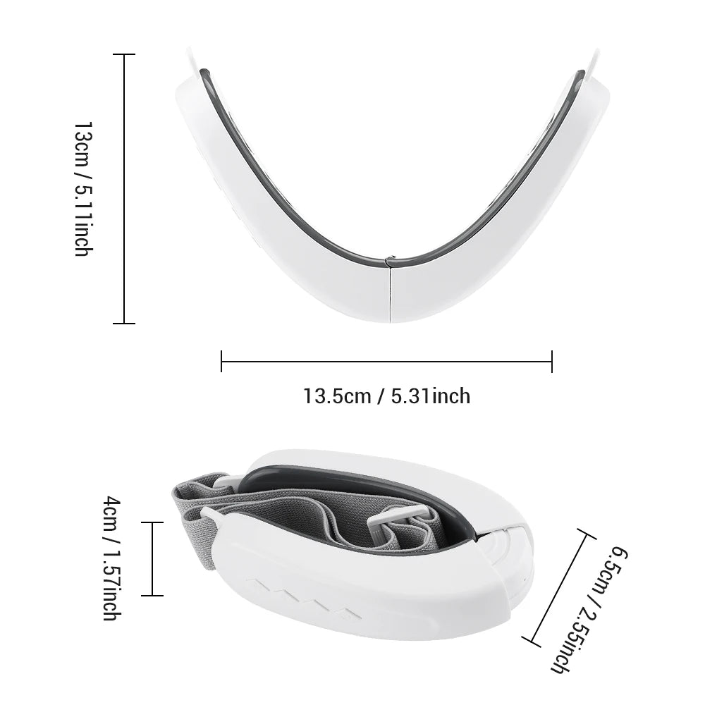 EMS Facial Lifting Device LED Face Slimming Vibration Massager Double Chin Removal